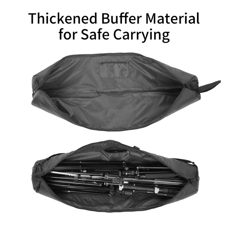 Meking 49in Padded Tripod Carrying Case Bag with Shoulder Strap for Light Stand, Boom Stand, Monopod, Umbrella and Other Photography Photo Studio Accessories - Image 5